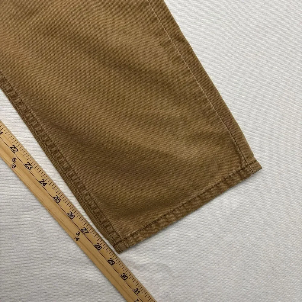 Levi’s 514 Straight Fit 32x30 Brown Stretch Jeans Mens Classic Mid Rise Casual
